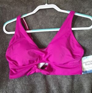 Maurices Vibrant Pink Bikini Top
